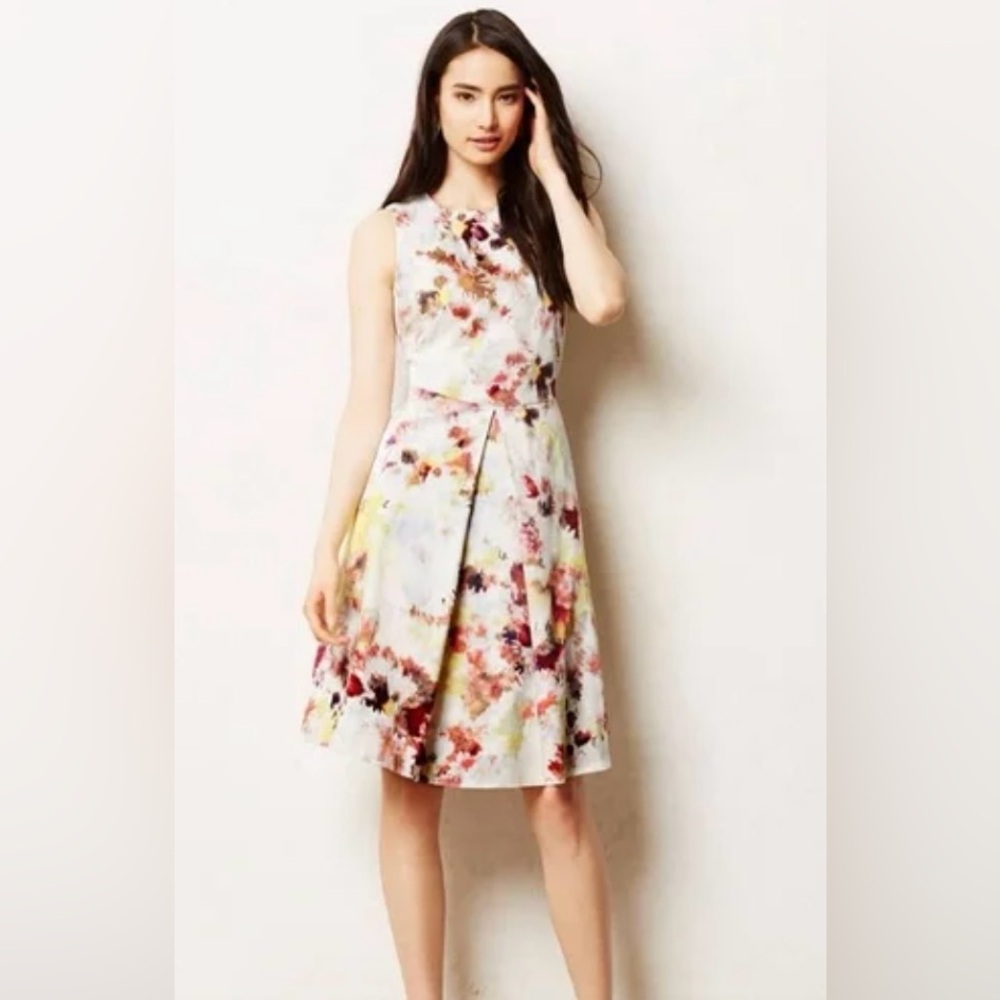 NWT- Anthropologie Hunter Bell Kukka Tea Dress - Size 8